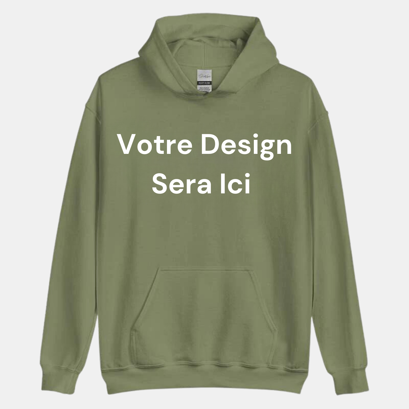 SWEAT À CAPUCHE BRODÉ PERSONNALISÉ