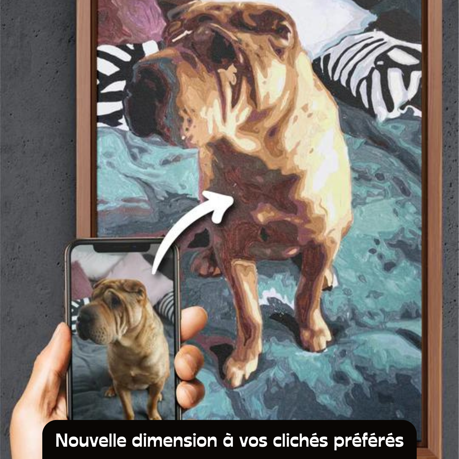 KIT DE PEINTURE PAR NUMEROS PERSONNALISÉ (TOUT INCLUS)