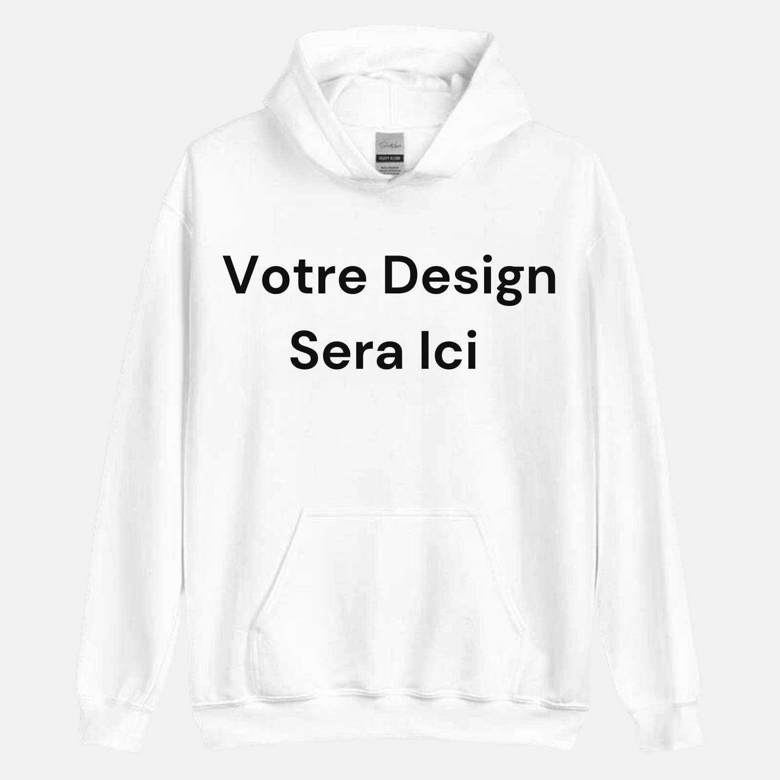 SWEAT À CAPUCHE BRODÉ PERSONNALISÉ
