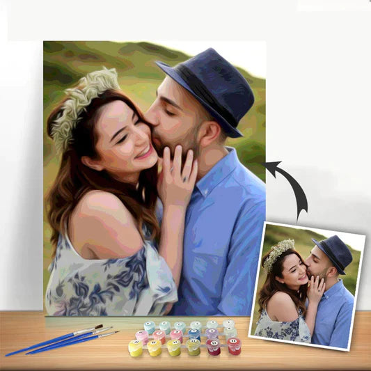 KIT DE PEINTURE PAR NUMEROS PERSONNALISÉ (TOUT INCLUS)