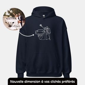 SWEAT À CAPUCHE BRODÉ PERSONNALISÉ