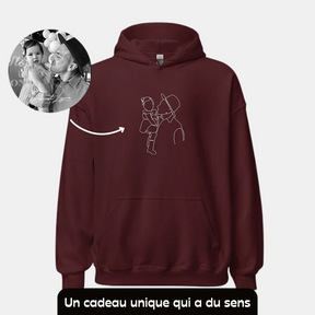 SWEAT À CAPUCHE BRODÉ PERSONNALISÉ