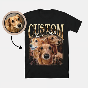 T-Shirt Noir vintage personnalisé