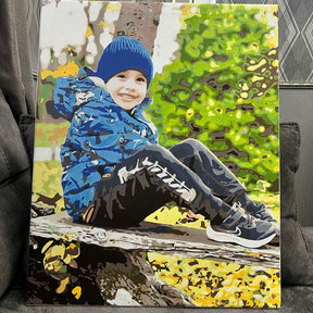 KIT DE PEINTURE PAR NUMEROS PERSONNALISÉ (TOUT INCLUS)